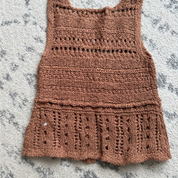 Aerie Brown Knit Tank top - Picture 2 of 4